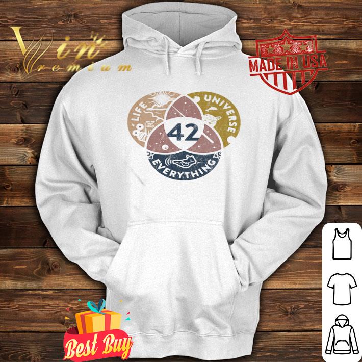 Science life universe 42 everything vintage shirt