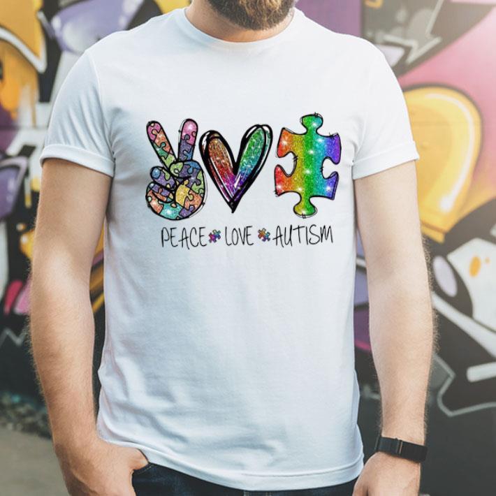 Peace Love Autism Diamonds shirt 1 Peace Love Autism Diamonds shirt