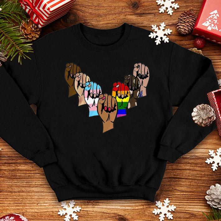 Black Lives Matter Black White LGBT Togetherness shirt 12 Black Lives Matter Black White LGBT Togetherness shirt