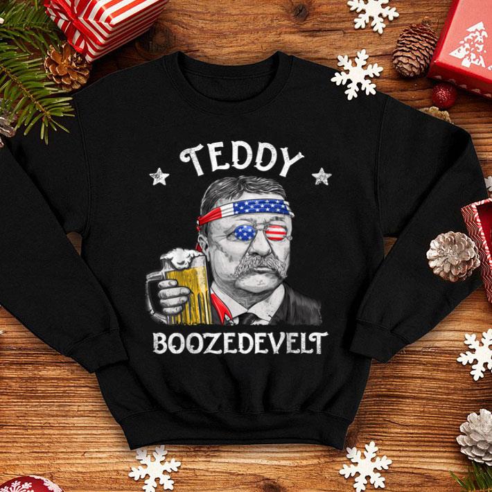Teddy Boozedevelt Theodore Roosevelt 4th of July Drinking Shirt