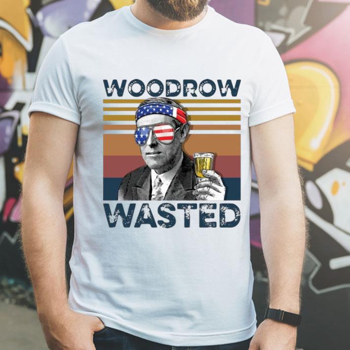 Vintage Woodrow Wasted Drink Beer American Flag shirt 8 Vintage Woodrow Wasted Drink Beer American Flag shirt