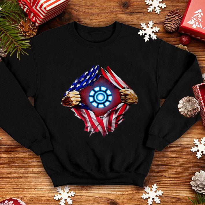 Iron Man Arc Reactor American Flag shirt 8 Iron Man Arc Reactor American Flag shirt