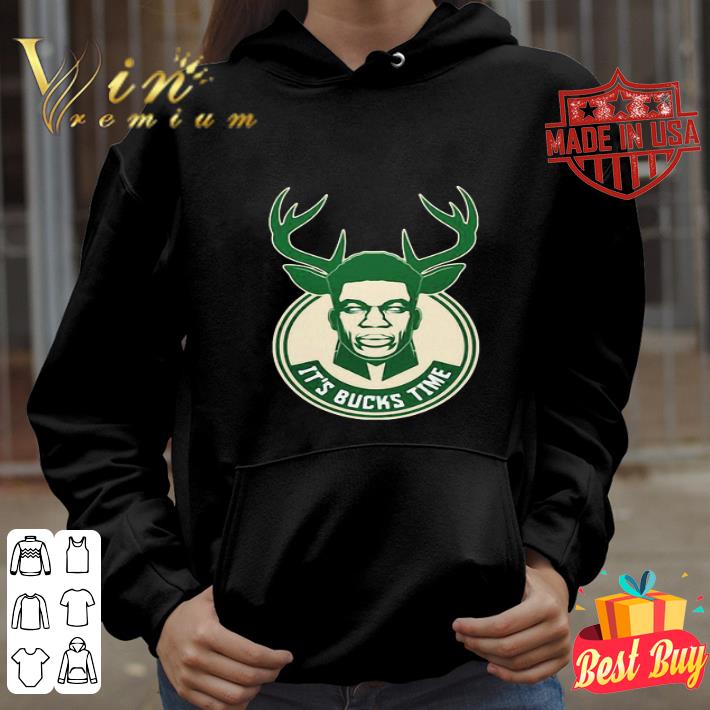 Giannis Antetokounmpo It’s Buck’s Time Milwaukee Bucks shirt
