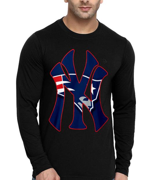 12b9030e new york yankees and new england patriots shirt 4 - New York Yankees And New England Patriots Shirt