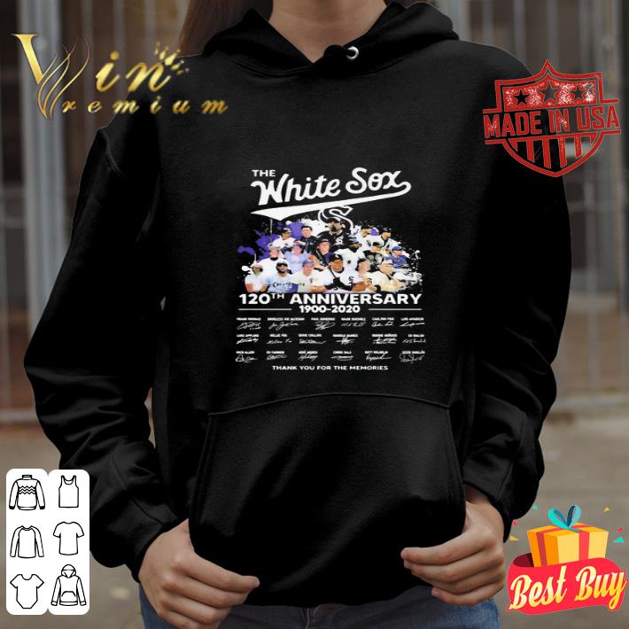 The Chicago White Sox Roster 120th Anniversary 1900-2020 Signatures shirt