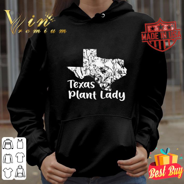 Map Texas Plant Lady Flower shirt