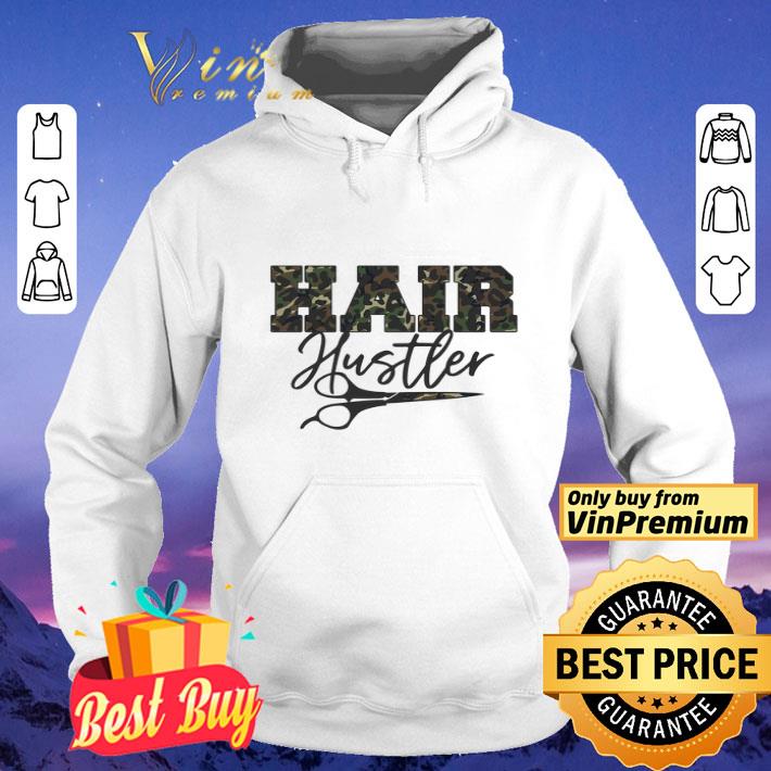 Hairdresser Hair Hustler Camo Pattern shirt