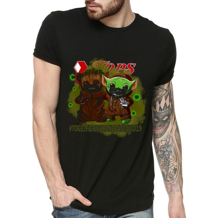 Baby Groot And Baby Yoda Face Mask Star Wars Top We Can Beat Covid 19 Shirt
