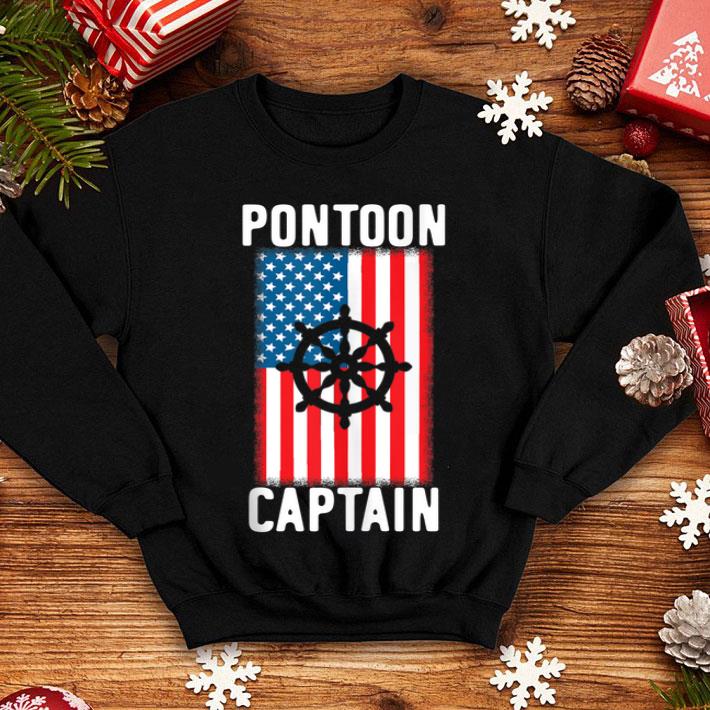 17efbbfe pontoon captain 4th of july boat shirt 4 - Pontoon Captain 4th of July Boat Shirt