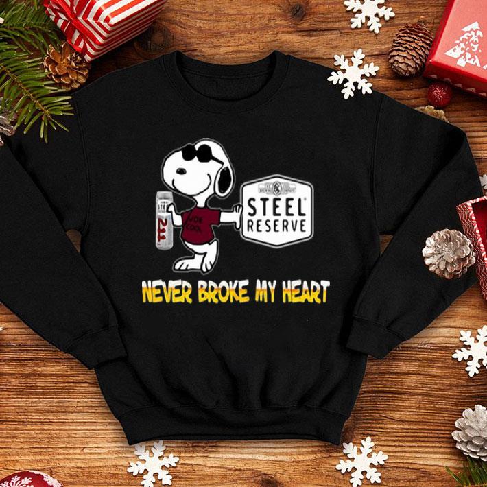 18390b24 steel reserve never broke my heart snoopy shirt 4 - Steel Reserve Never Broke My Heart Snoopy shirt