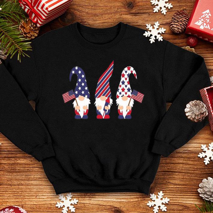 Gnomies American Flag 4th Of July Independence Day shirt