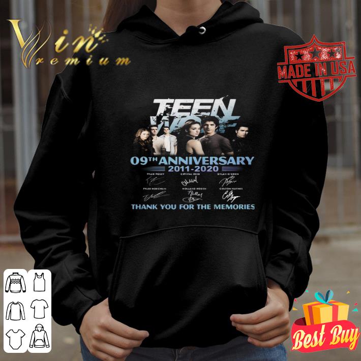 Teen Wolf 09th Anniversary 2011-2020 Signatures shirt