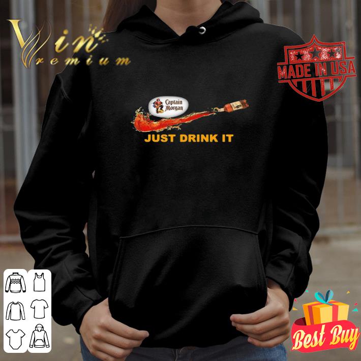 Captain Morgan Nike Logo Just Drink It shirt
