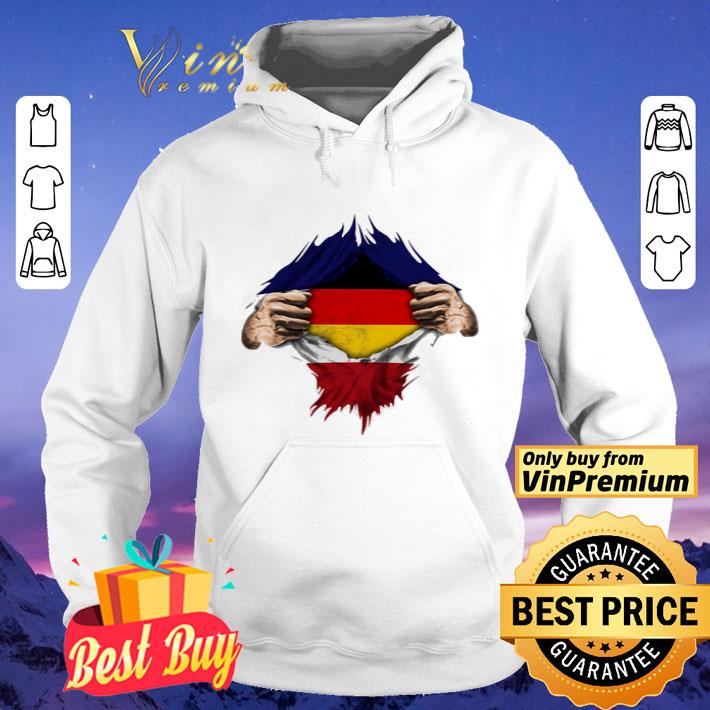 Superhero germany flag tear shirt