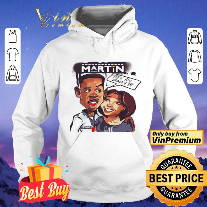 Martin Payne and Gina Waters cartoon this my baby shirt