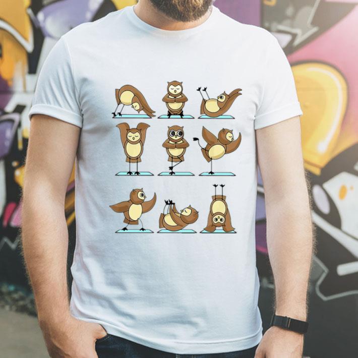 1c7c3ab7 owl yoga namaste shirt 4 - Owl Yoga Namaste shirt