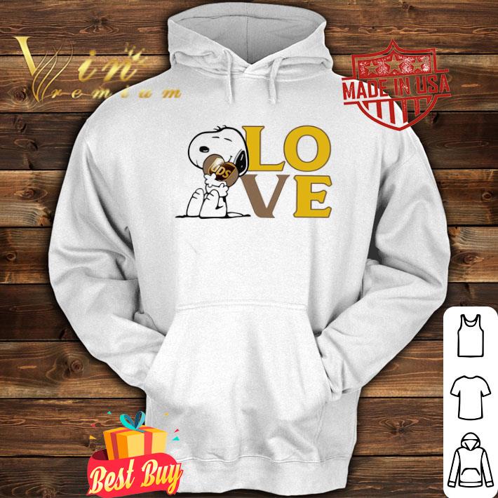1e71d654 snoopy hug heart love united parcel service logo shirt 4 - Snoopy Hug Heart Love United Parcel Service Logo shirt