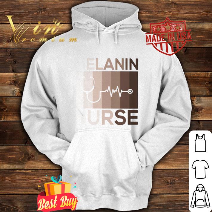 Melanin Nurse Medical Stethoscope Black Lives Matter shirt