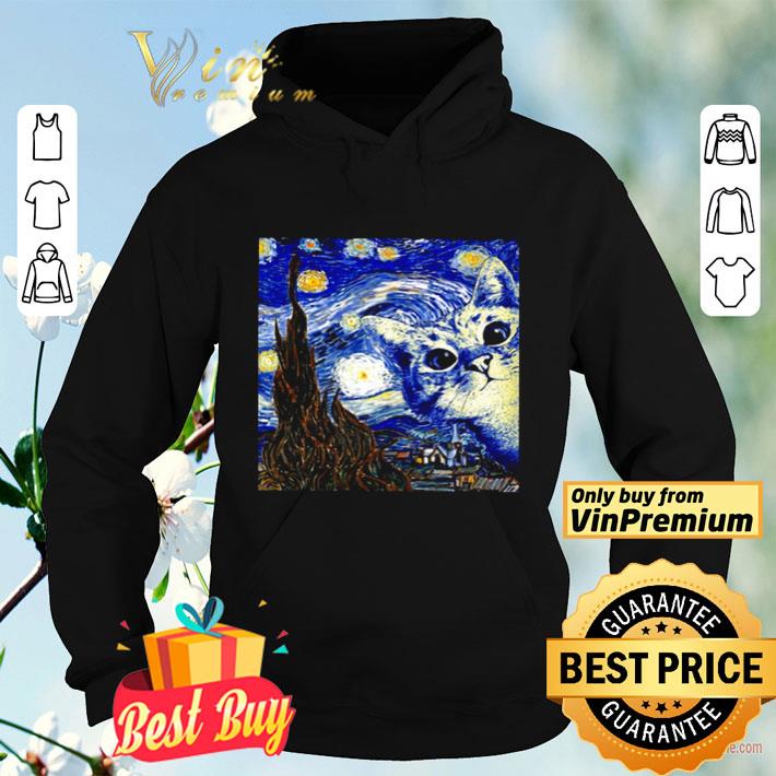 Starry Night Marcel Cat shirt 1ec36e82 starry night marcel cat shirt 4 - Starry Night Marcel Cat shirt