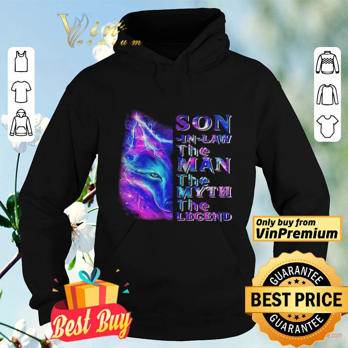 1ee6a5ce wolf son in law the man the myth the legend shirt 4 - Wolf Son In Law The Man The Myth The Legend shirt