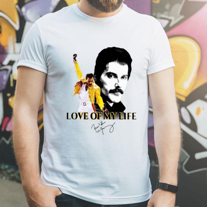 Freddie Mercury Queen Love Of My Life Signature shirt 1 Freddie Mercury Queen Love Of My Life Signature shirt
