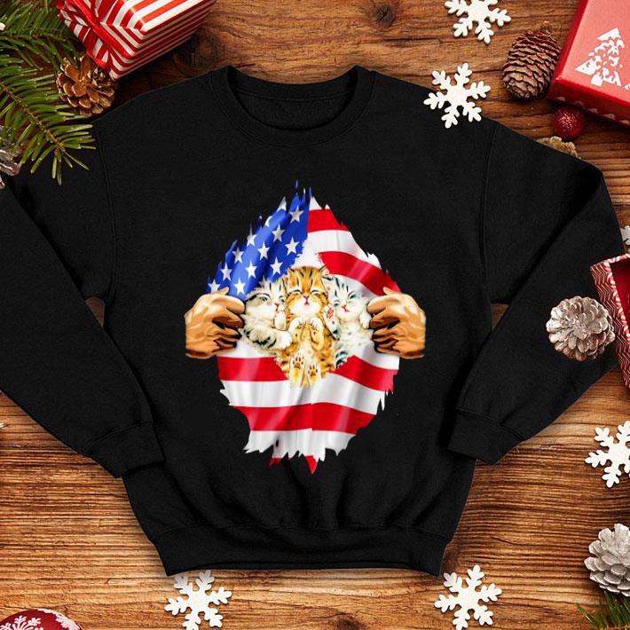 1f7f7828 baby cat flag usa independence day shirt 4 - Baby Cat Flag USA Independence Day Shirt