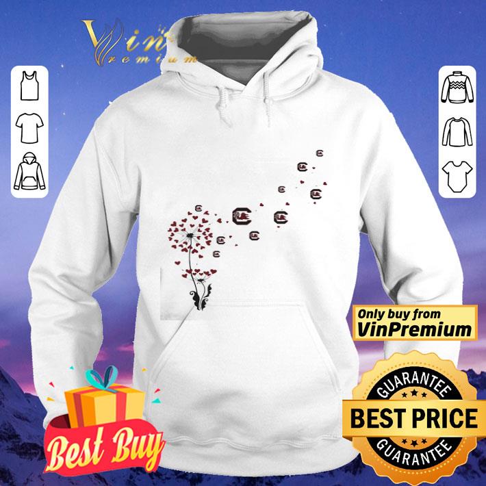 1ff9ca0a dandelion flower university of south carolina football hearts shirt 4 - Dandelion flower university of south carolina football hearts shirt