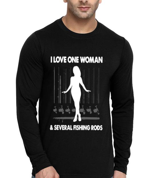 I Love One Woman And Several Fishing Rods Shirt 20b70c95 i love one woman and several fishing rods shirt 4 - I Love One Woman And Several Fishing Rods Shirt