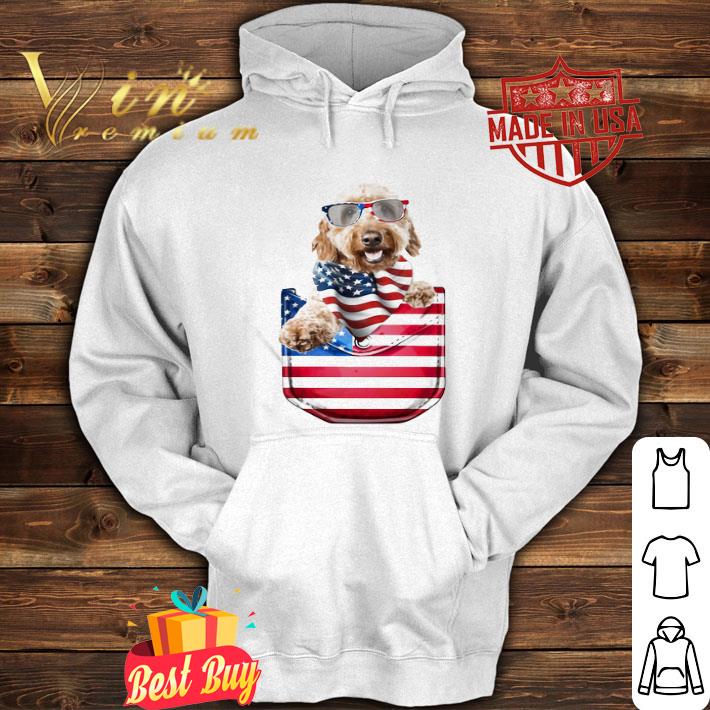 Goldendoodle In Pocket 4th Of July Independence Day shirt