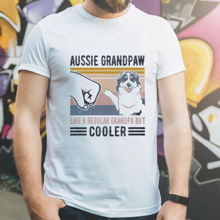 Vintage Aussie Grandpaw Like A Regular Grandpa But Cooler shirt