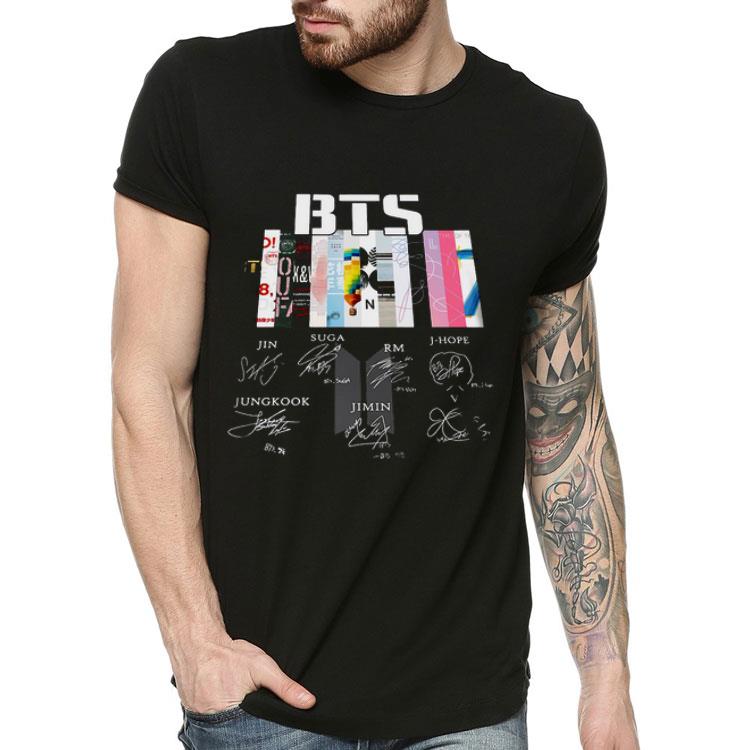 BTS Graphic Signatures All Album.png Shirt 10 BTS Graphic Signatures All Album.png Shirt