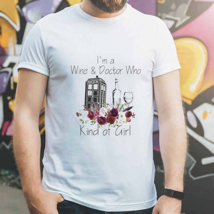I’m A Wine And Doctor Who Kind Of Girl Floral shirt 8 I’m A Wine And Doctor Who Kind Of Girl Floral shirt
