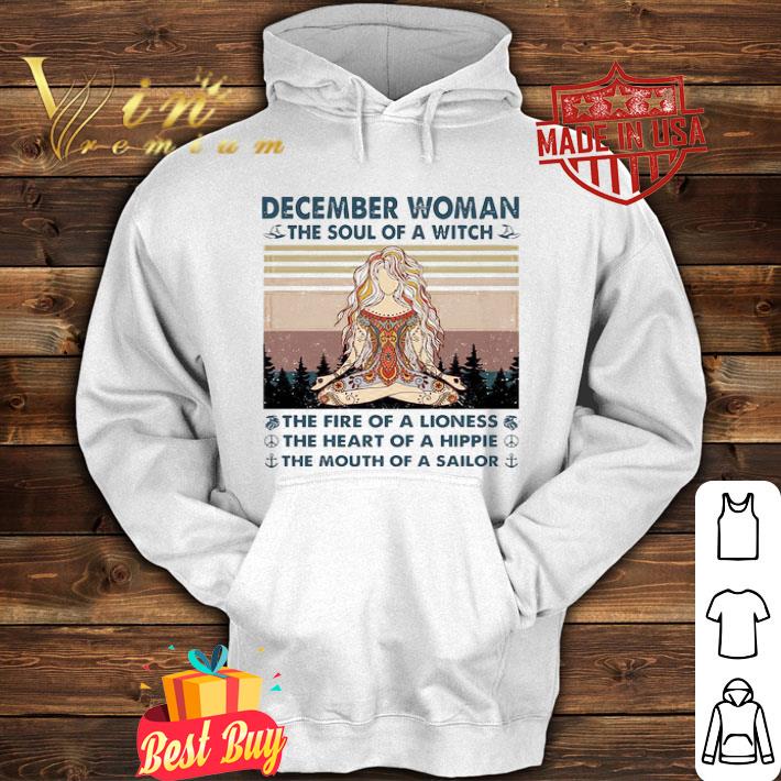 Yoga Girl December Woman The Soul Of A Witch Vintage shirt