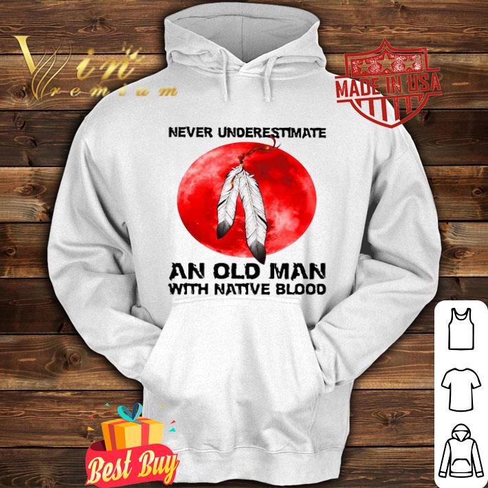 240bc014 never underestimate an old man with native blood moon shirt 4 - Never Underestimate An Old Man With Native Blood Moon shirt