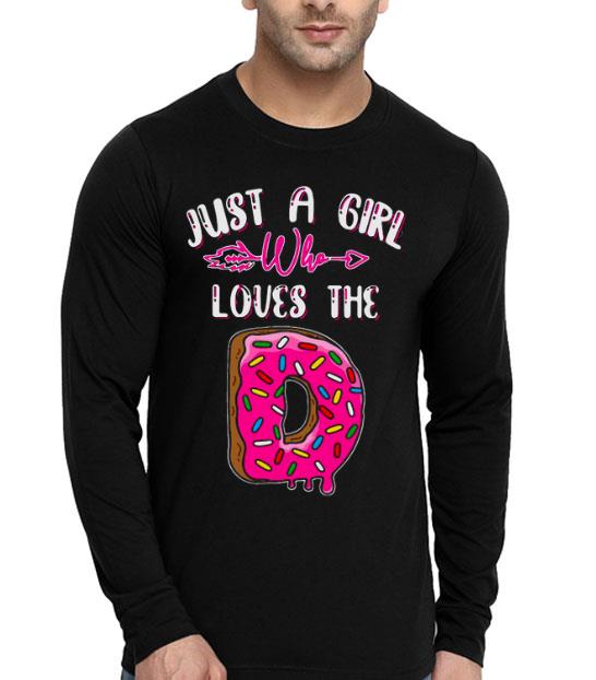 24cbd363 just a girl who loves d donut shirt 4 - Just A Girl Who Loves D Donut Shirt