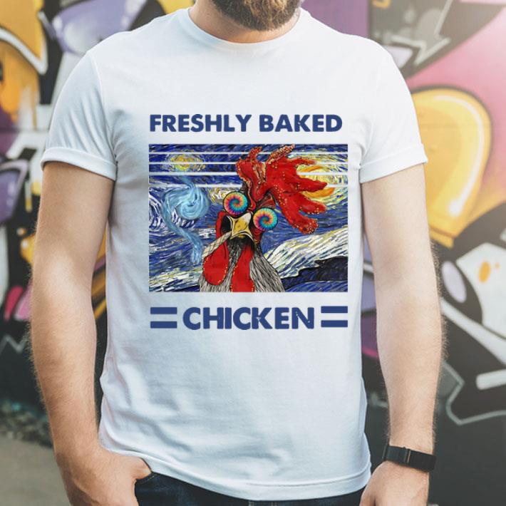 Vintage Freshly Baked Chicken Tie Dye shirt