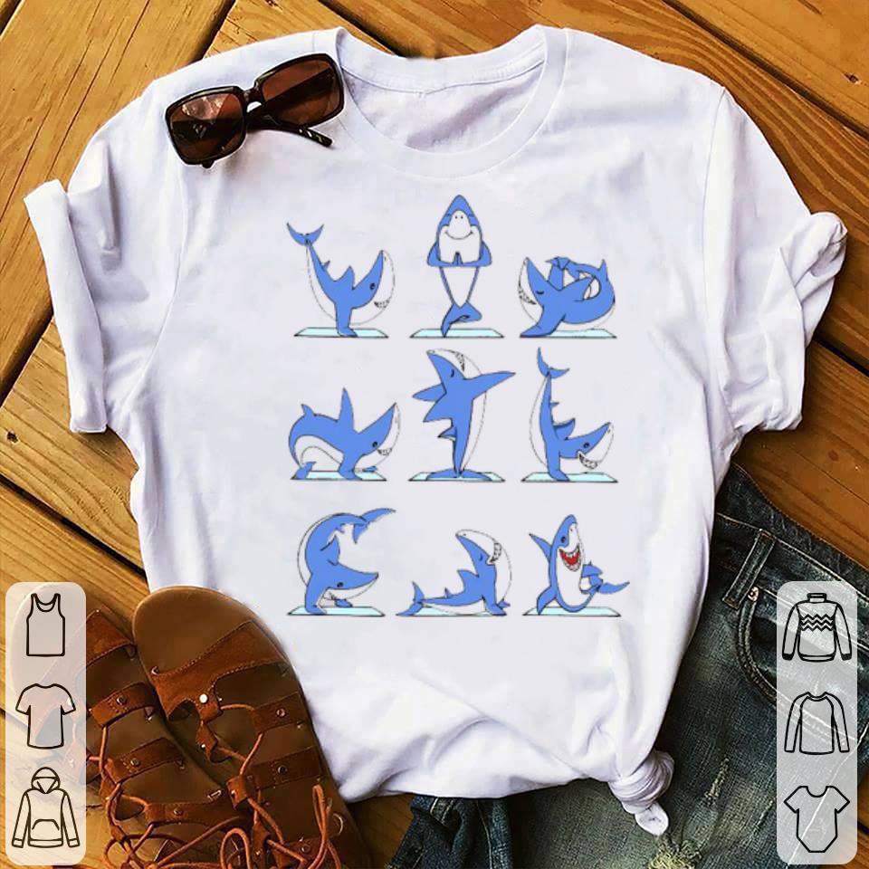 9 Way Yoga Sharks So Cute Shirt 10 9 Way Yoga Sharks So Cute Shirt