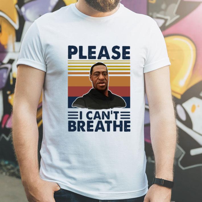 Vintage George Floyd Please I Can’t Breathe shirt 1 Vintage George Floyd Please I Can’t Breathe shirt