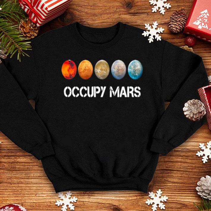 Occupy Mars Five Nasa SpaceX shirt