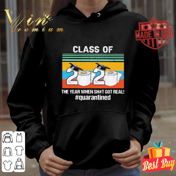 Graduate Class Of 2020 Quarantined Coronavirus Vintage shirt