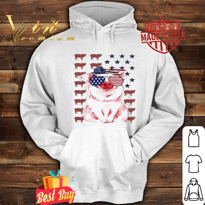 2d8b1bdb pig american flag 4th of july independence day shirt 4 - Pig American flag 4th of july Independence day shirt