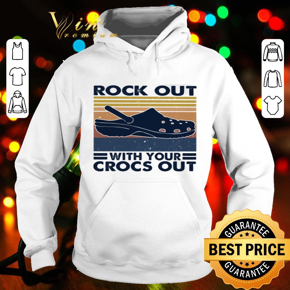 Crocs Company Rock out with your crocs out vintage shirt