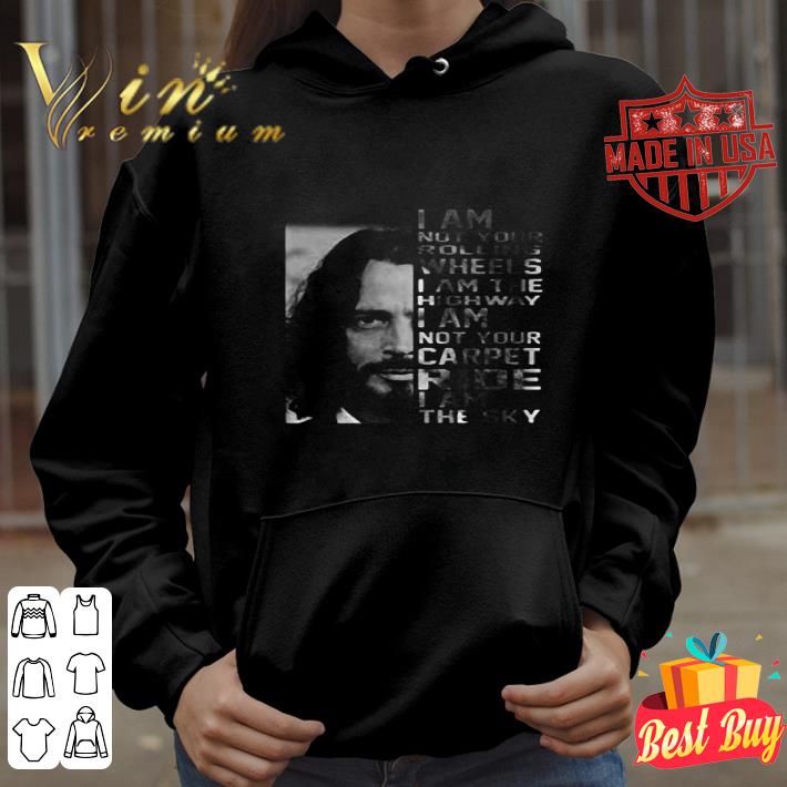 Chris Cornell I Am The Highway Lyrics shirt