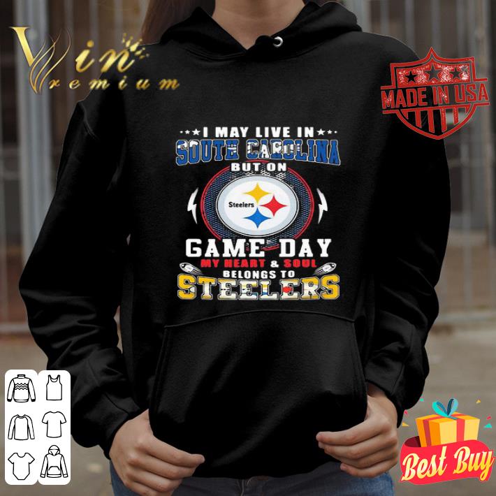 I May Live In South Carolina But On Game Day My Heart Pittsburgh Steelers shirt 2ea9a9c9 i may live in south carolina but on game day my heart pittsburgh steelers shirt 4 - I May Live In South Carolina But On Game Day My Heart Pittsburgh Steelers shirt
