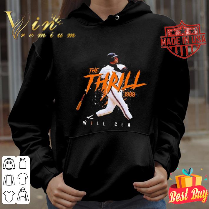 Will Clark The Thrill 1989 San Francisco Giants shirt