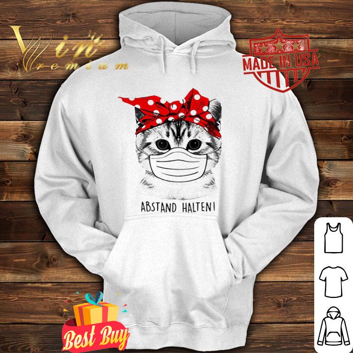 Cat Mask Abstand Halten Coronavirus shirt