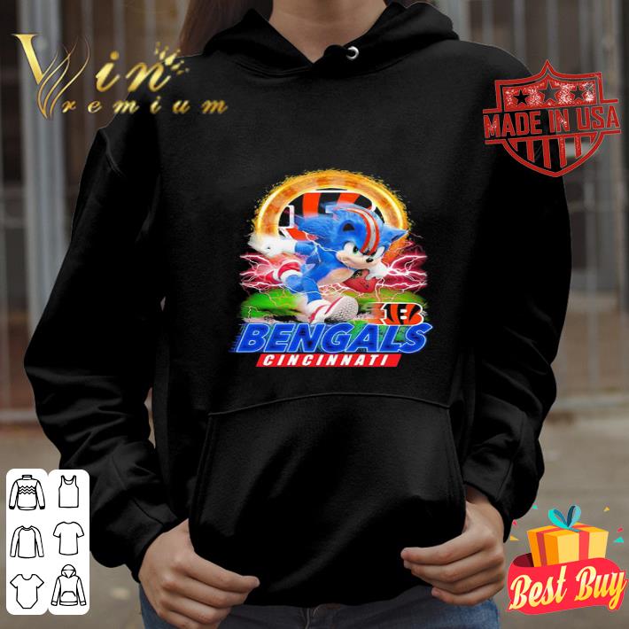 Ultra Sonic The Hedgehog mashup Cincinnati Bengals shirt