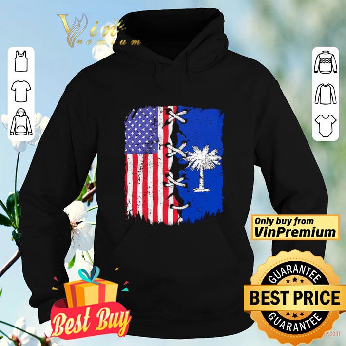 South Carolina And American Flag Independence Day shirt 32623315 south carolina and american flag independence day shirt 4 - South Carolina And American Flag Independence Day shirt