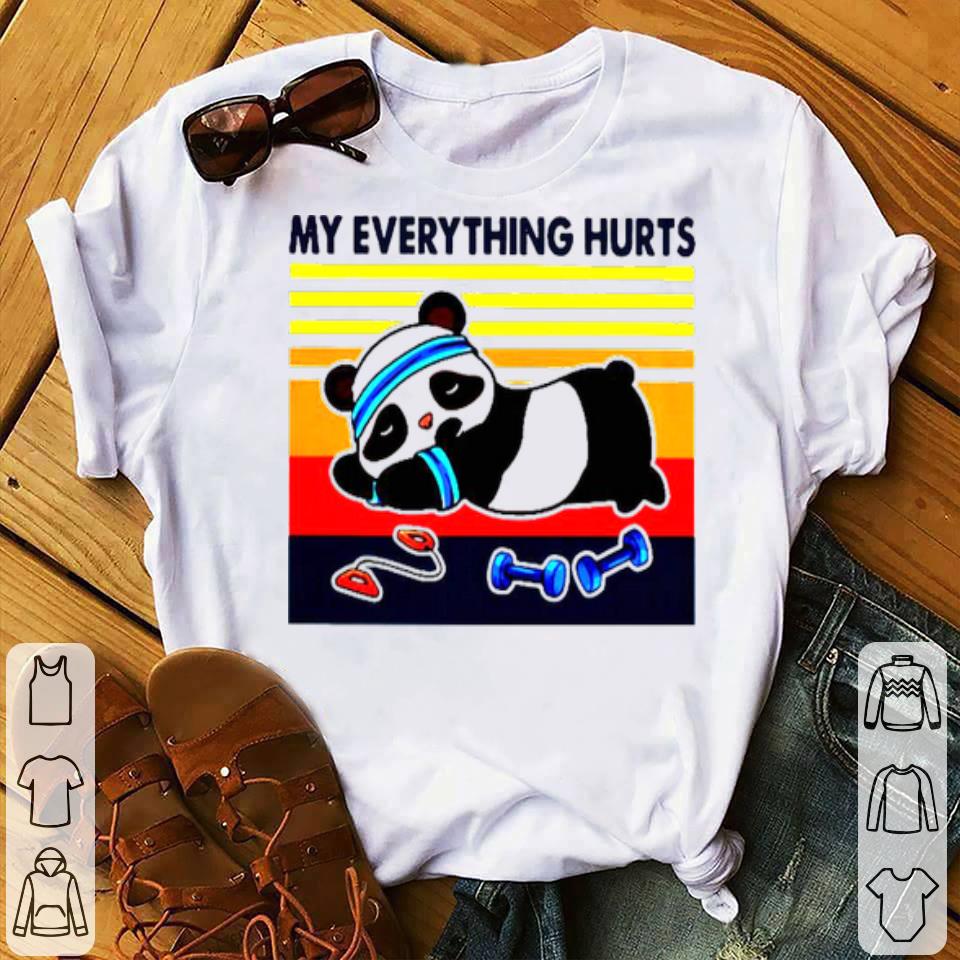 32f680cd panda my everything hurts vintage shirt 4 - Panda My Everything Hurts Vintage Shirt