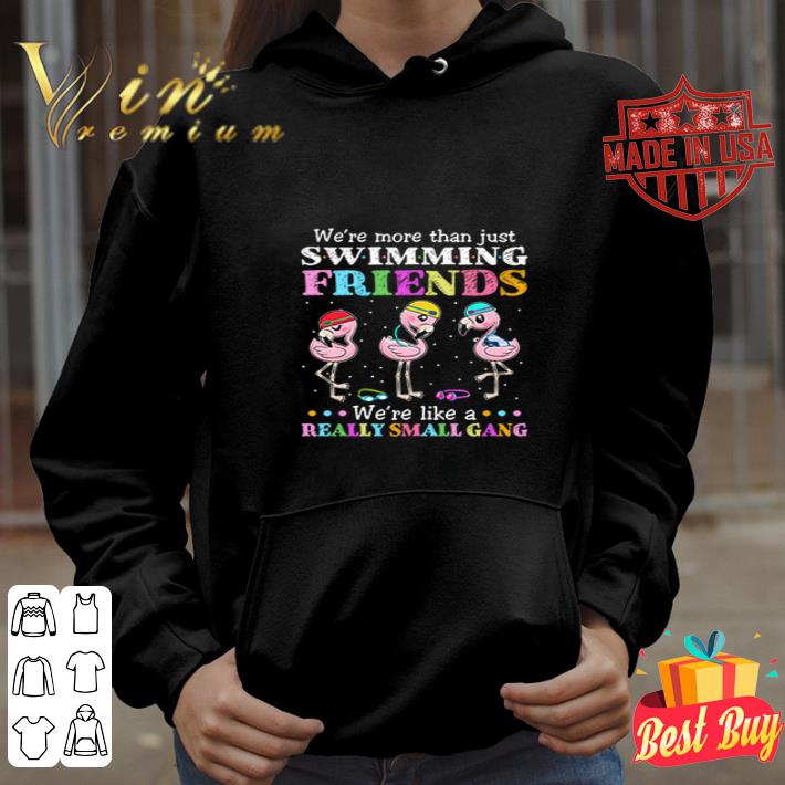 we’re more than just swimming friends we’re like a really small gang shirt